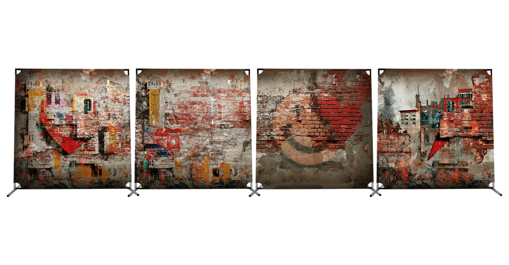 BACKDROP PROP GRAPHICS - HEART SHAPED BOX