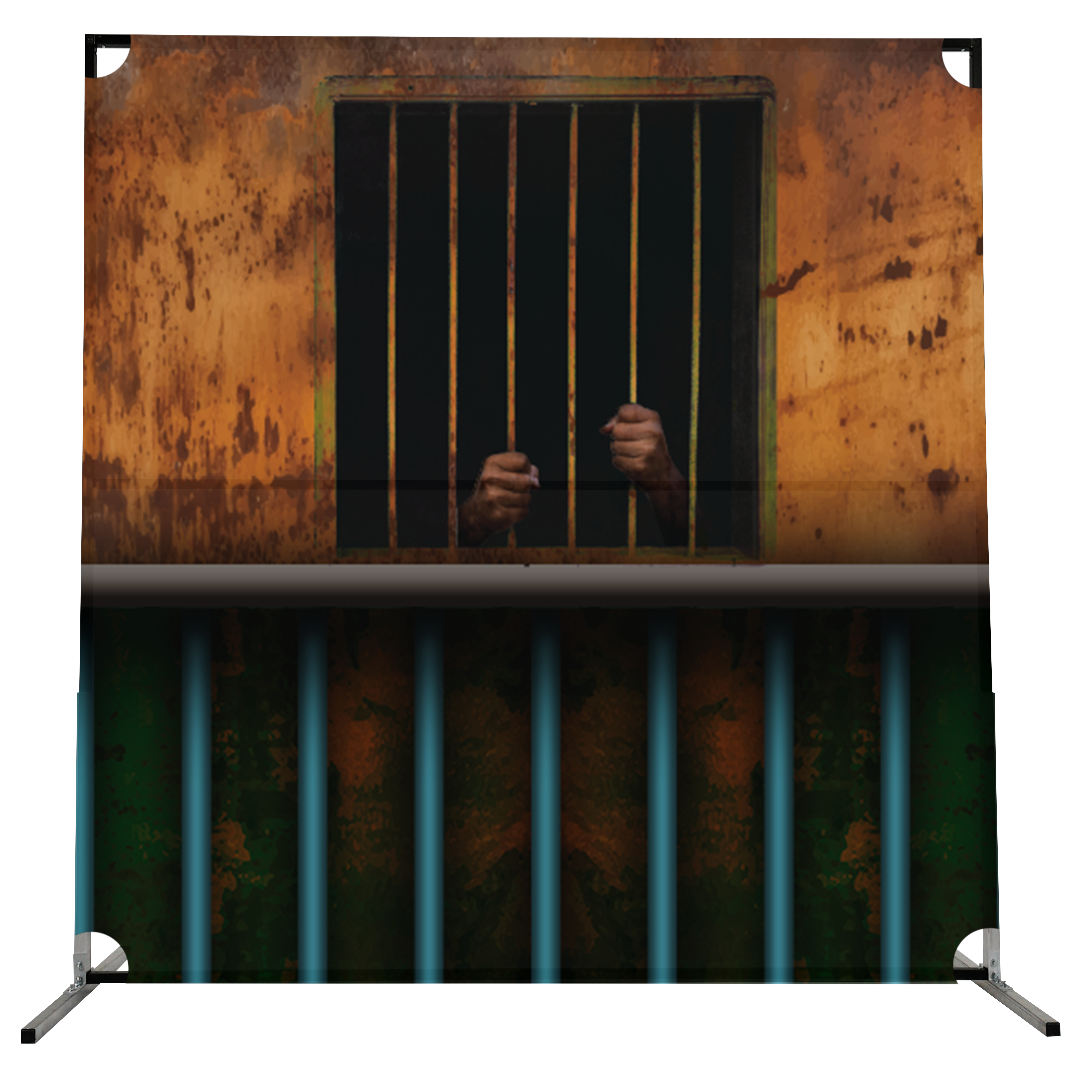 BACKDROP PROP GRAPHICS - TRAPPED