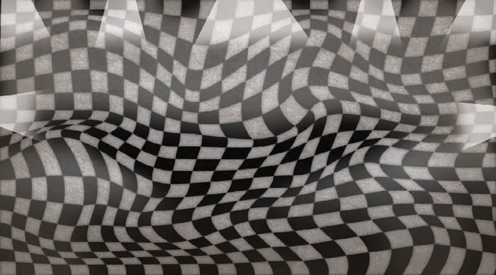 Performance Floor - WARPED CHECKERBOARD