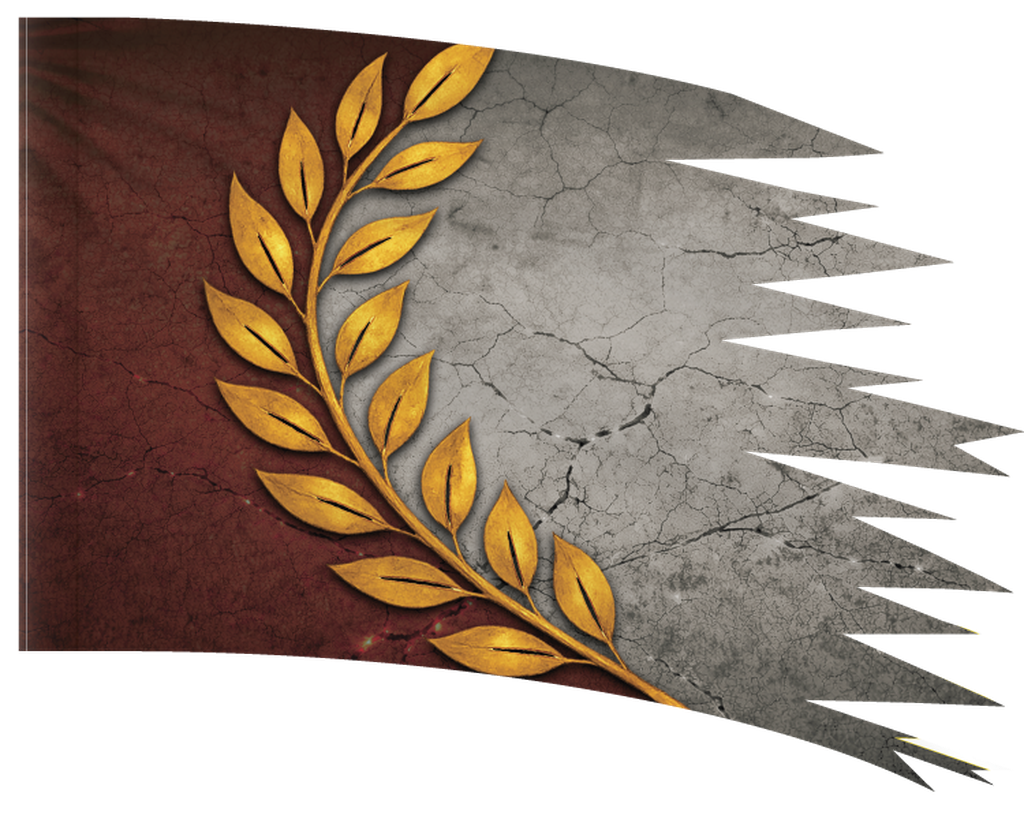 Gilded Laurel - DISTRESSED FLAG