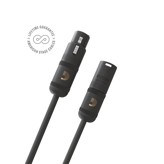 D’Addario American Stage XLR Microphone/Powered Speaker Cable