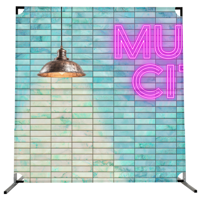 Music City Mural - Backdrop Prop Graphic