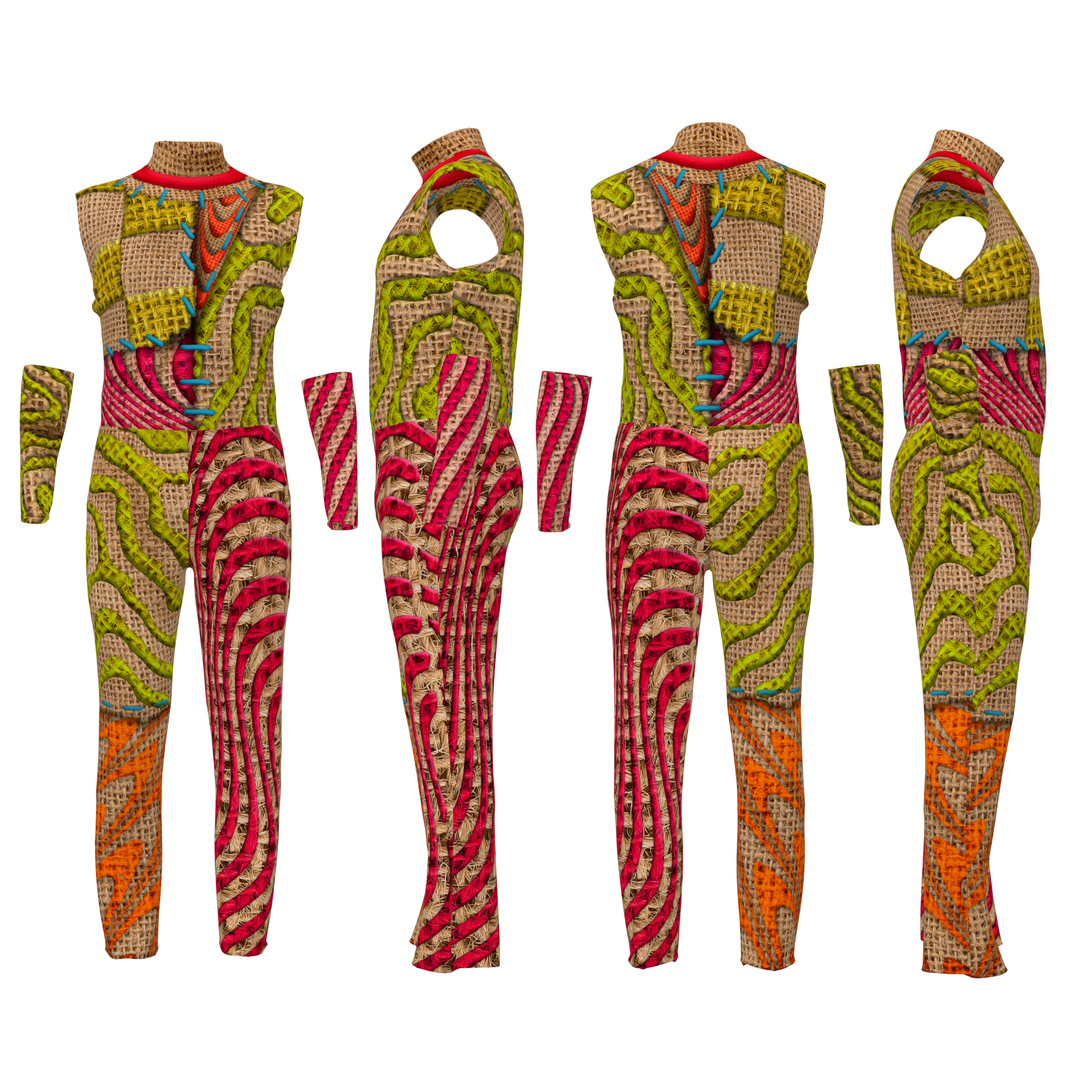 Vibrant Textured Flow - DIGITAL PRINT UNIFORM