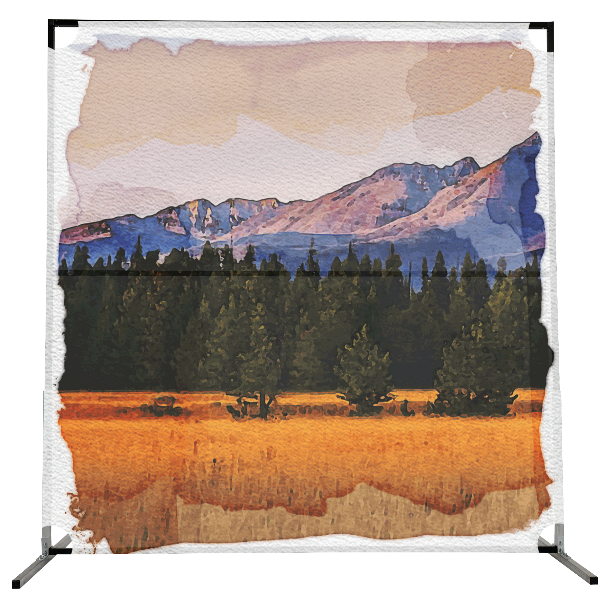 On The Range - Backdrop Prop Graphic