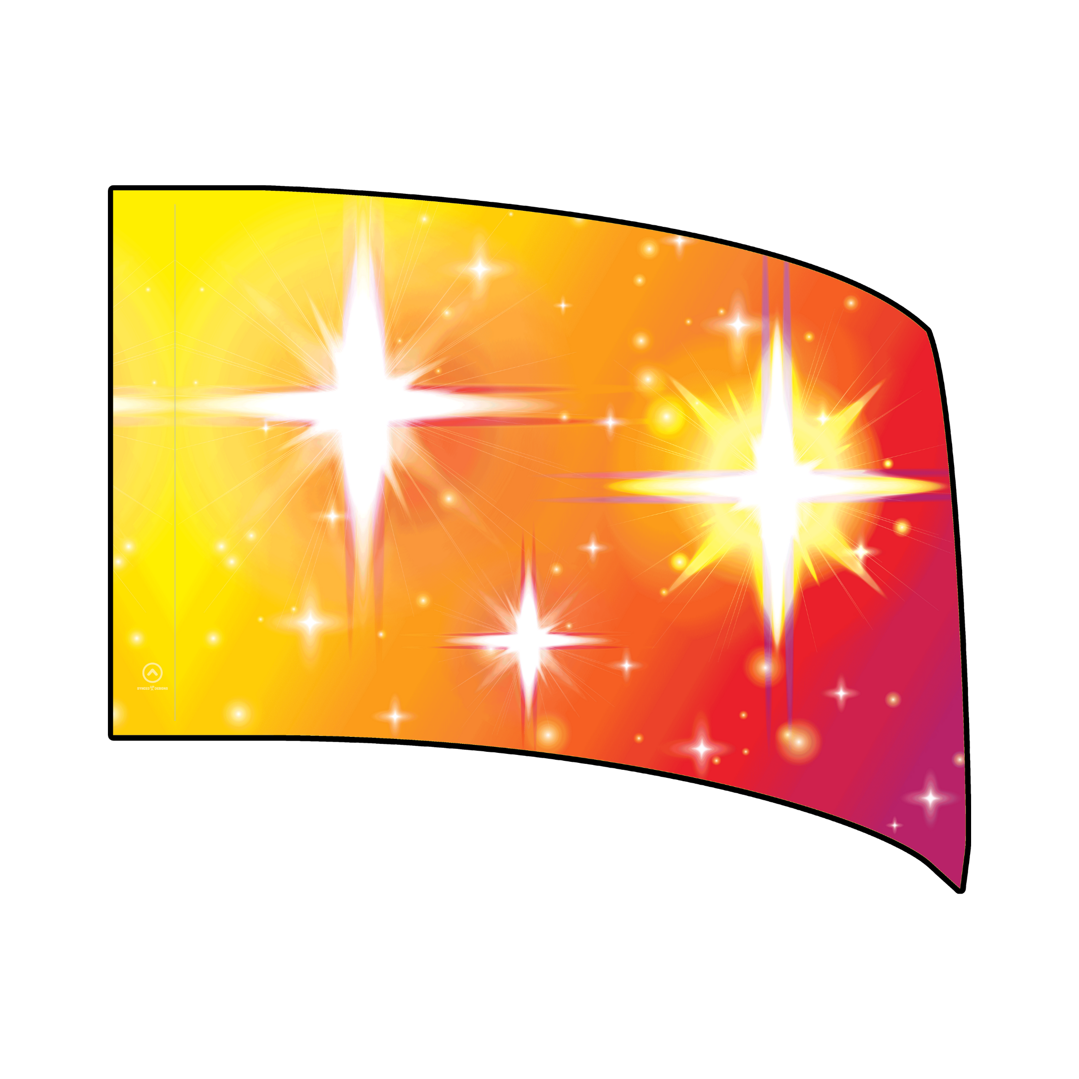 Diamonds In The Sky - Standard Flag 1