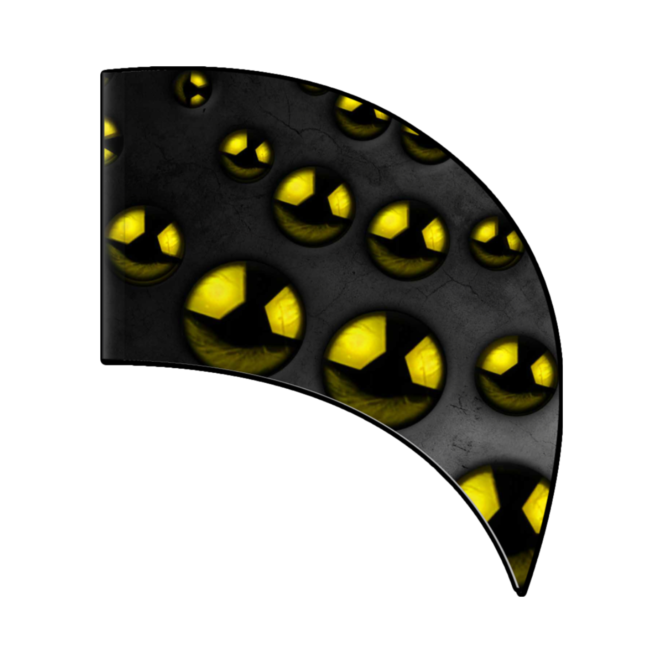 Black Widow - Teardrop Swing Flag 1