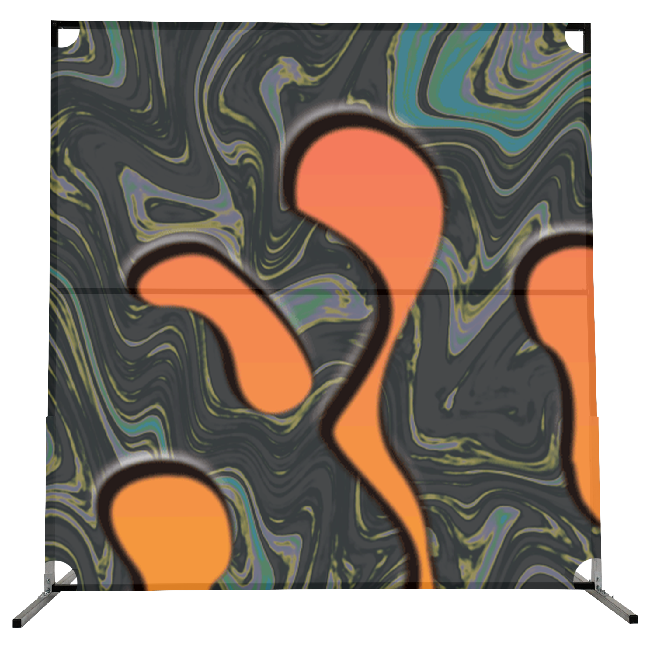 Let It Flow - Backdrop Prop Graphic