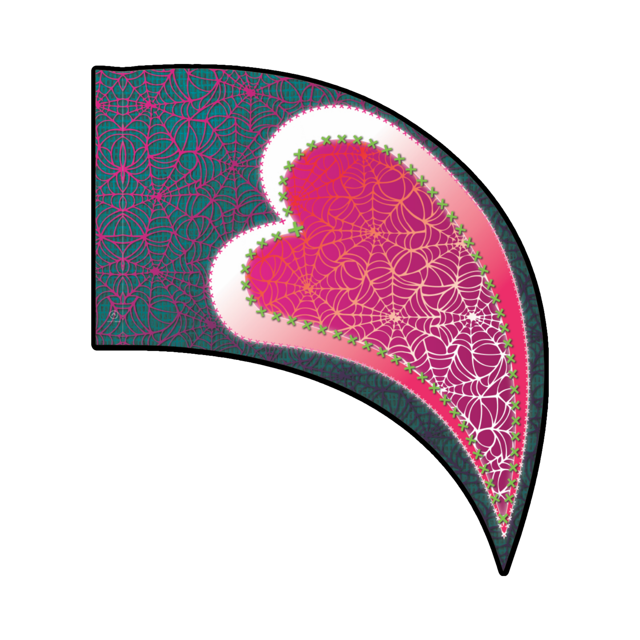 Dearly Beloved - Teardrop Swing Flag