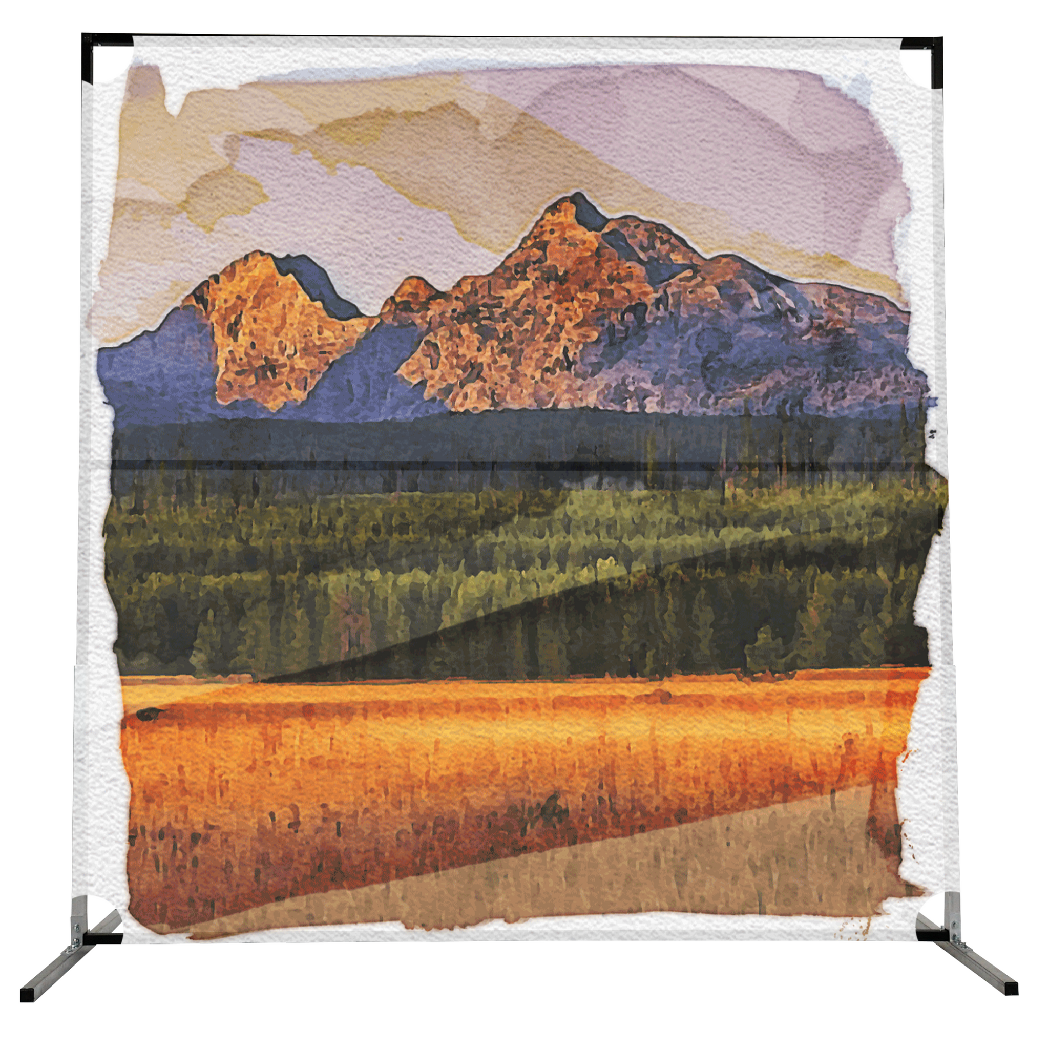 On The Range - Backdrop Prop Graphic