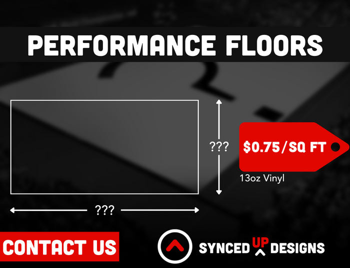 Common Floor Sizes and Pricing - 13oz Vinyl