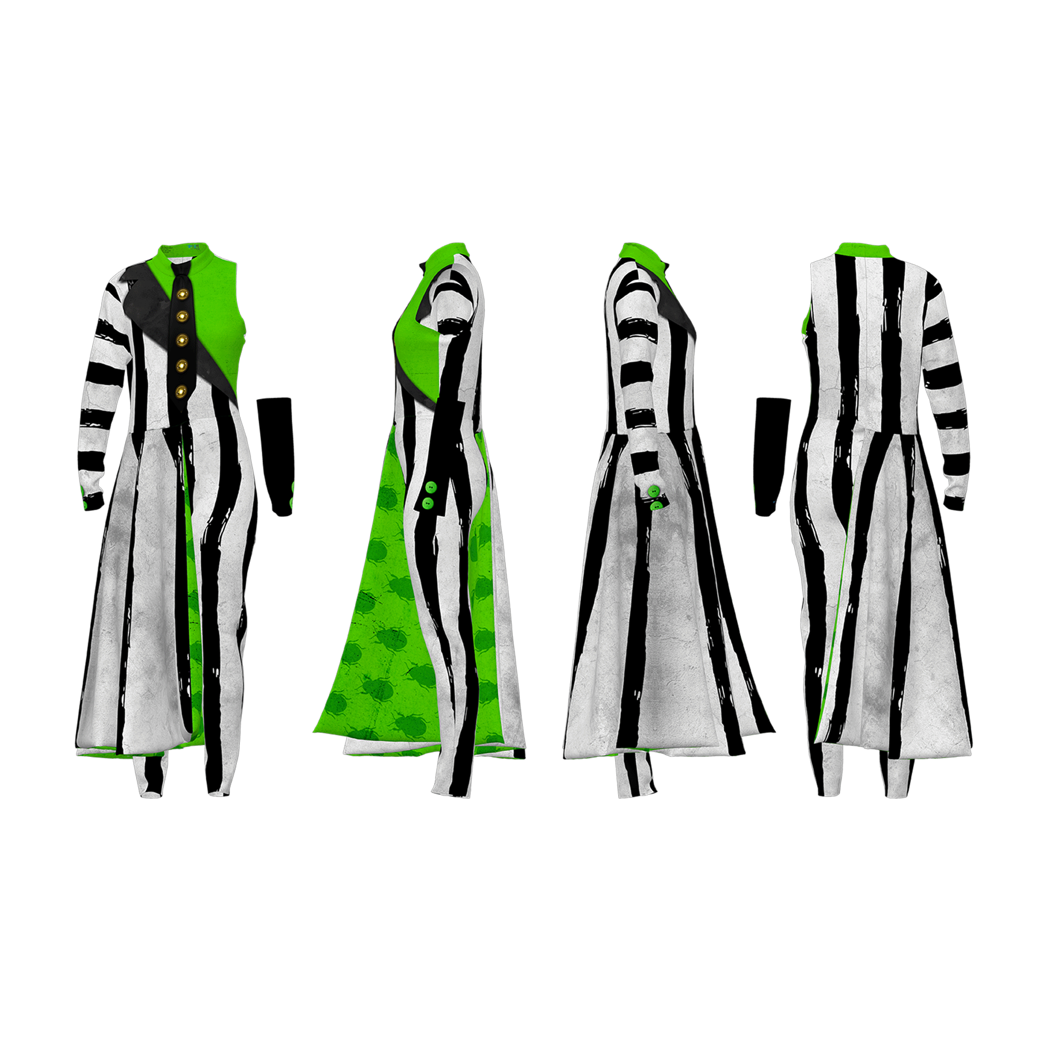 DIGITAL PRINT UNIFORM - Ghost with The Most Unitard 2