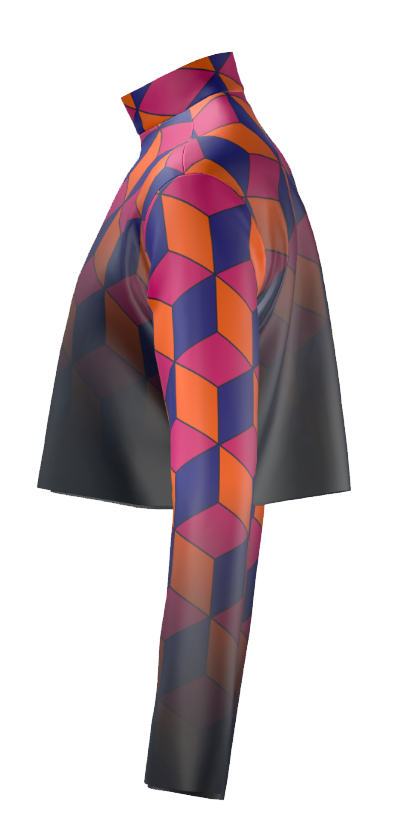 Uniform Cubes DIGITAL PRINTED UNIFORM - Cubes Uniform Top – Synced Up Designs