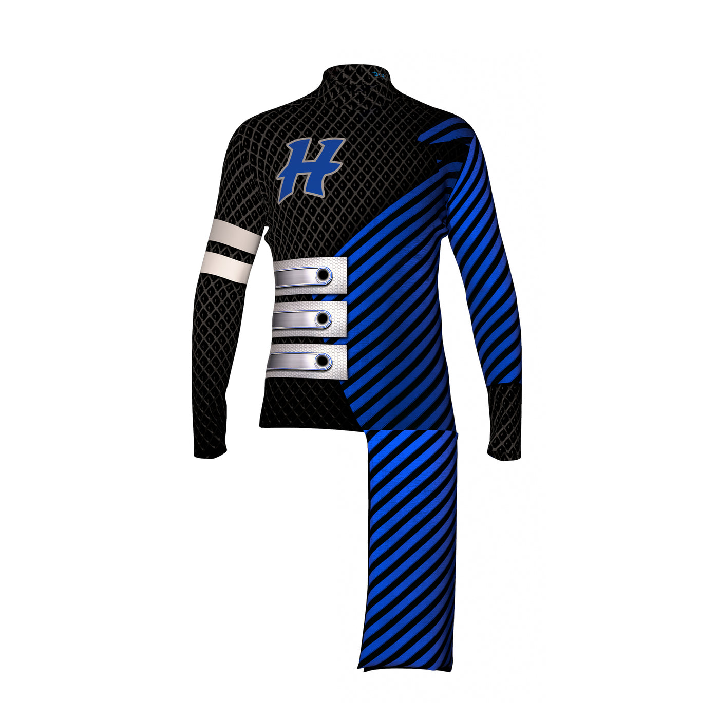 Uniform Design Blue DIGITAL PRINT UNIFORM - Blue Strength – Synced Up Designs
