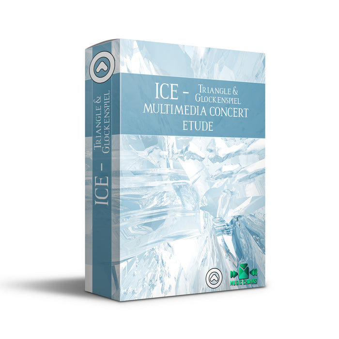 ICE - CONCERT ETUDE WITH TRACK AND CINEMA FOR TRIANGLE AND GLOCKENSPIEL
