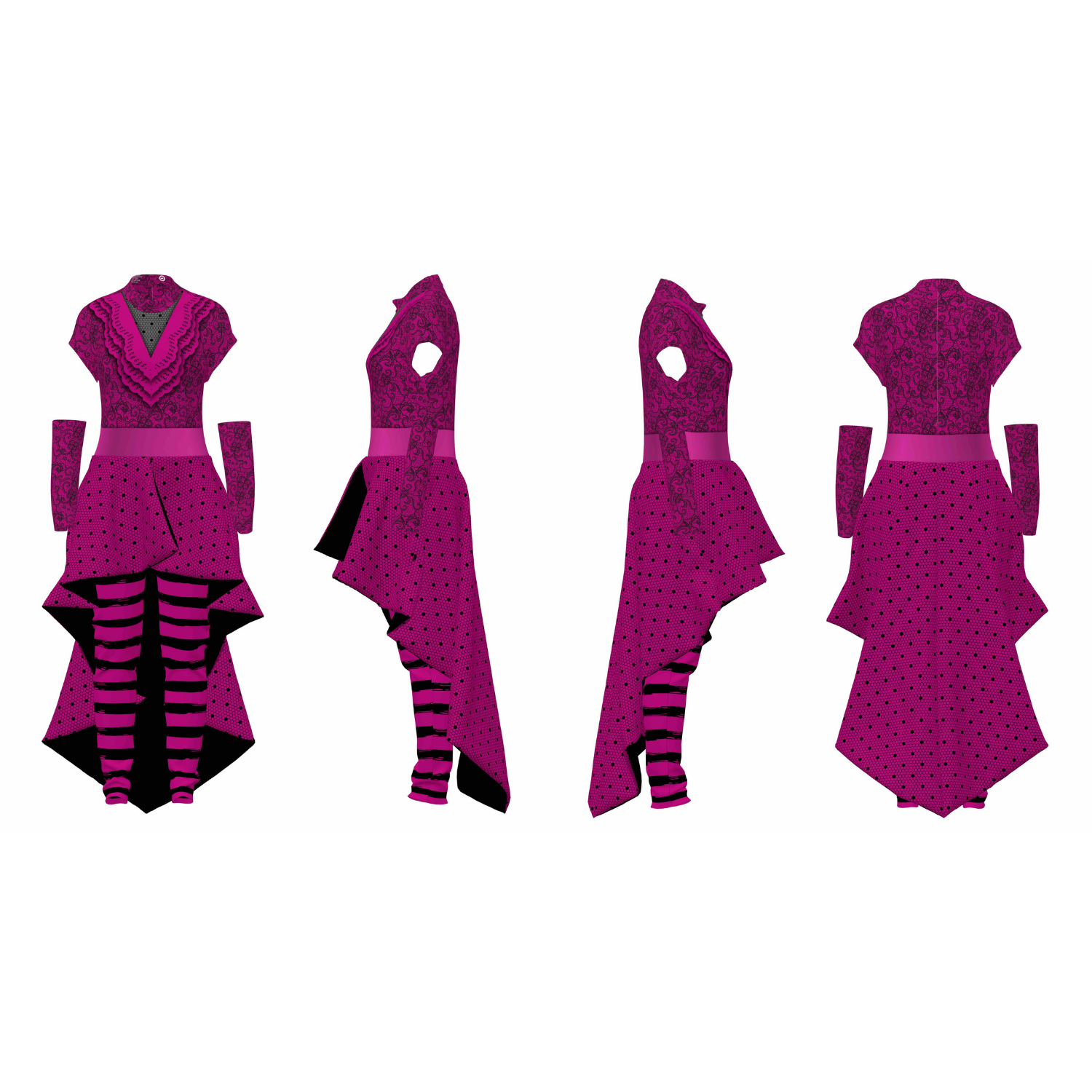 DIGITAL PRINT UNIFORM - Ghost with The Most Unitard 1