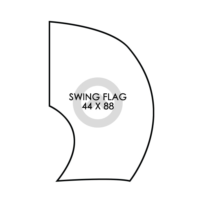 C -Swing Flag - DIGITAL PRINT