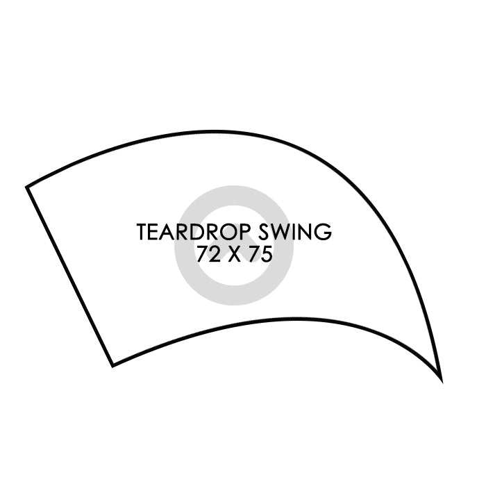 Teardrop Swing Flag - DIGITAL PRINT