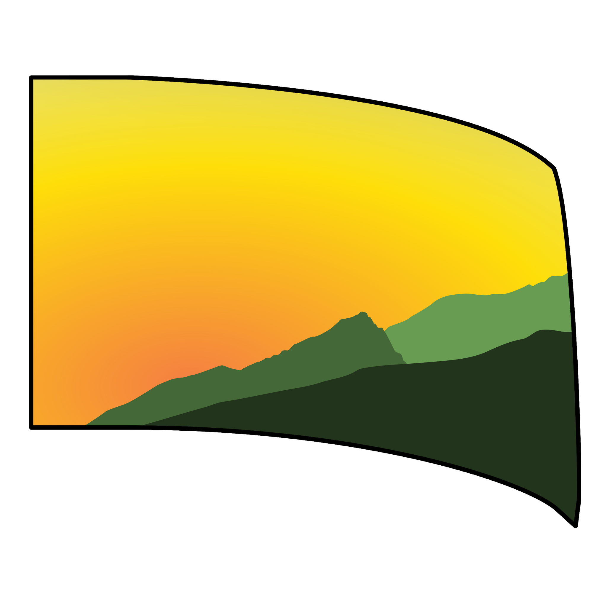 The Climb - Standard Flag 2