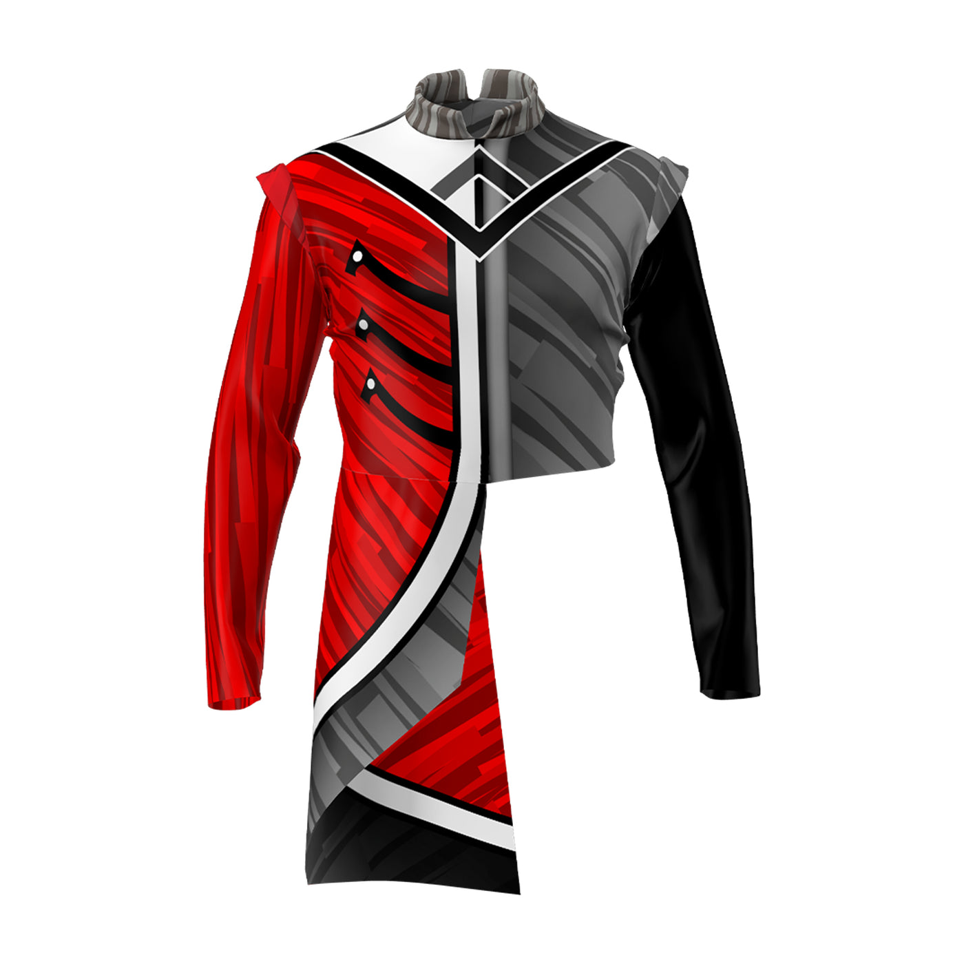 red marching band jacket